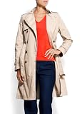 Mango Women's Double Breasted Trench