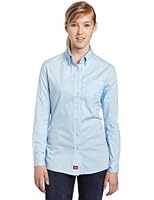 Dickies Juniors Poplin Long-Sleeve Stretch Dress Shirt