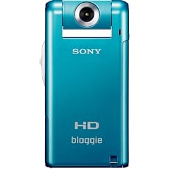 Sony MHS-PM5KL Bloggie Pocket-Camcorder (5 Megapixel, 6,1 cm (2,4 Zoll) LCD Farb-Display, 360 Grad Videoaufnahme) blau