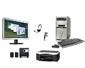 Hyrican PCK02612 Desktop-PC Komplettsystem (Intel Pentium DualCore E2160 1.8GHz, 2GB RAM, 250GB HDD, nVidia GeForce 7100, DVD+/-RW DL, Vista Home Premium) mit Philips 190SW8FS 19 Zoll Wide TFT, HP Multifunktionsgerät F2180, Philips Soundsystem SPA1300, Philips Webcam SPC520, Maus und Tastatur