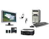 Hyrican PCK02610 Desktop-PC Komplettsystem (AMD Athlon 64 X2 4000+ 2.1GHz, 2GB RAM, 250GB HDD, nVidia GeForce 6100, DVD+/-RW DL, Vista Home Premium) mit Philips 190SW8FS 19 Zoll Wide TFT, HP Multifunktionsgeraet F2180, Philips Soundsystem SPA1300, Philips Webcam SPC520, Maus und Tastatur