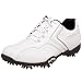 Callaway Men's Chev LP Golf Shoe,White/White/Silver,9.5 M US