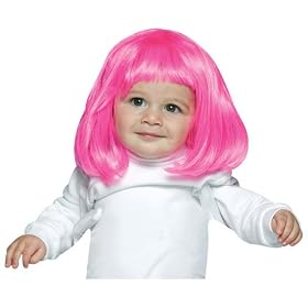 Lil Club Kid Pink Wiggie Baby Wig for Halloween Costume