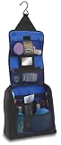 Lewis N. Clark Hanging Toiletry Kit, Black/Blue
