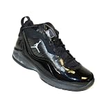 Mens Nike Air Jordan Melo M8 Basketball Shoes Black / Dark Charcoal / Silver 469786-001