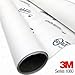 3in x 5in (SAMPLE SIZE) 3M MATTE White M10 Scotchprint Car Wrap Vinyl Film 1080 Series