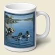 Coffee Mug ~ Loons ~ large 14 oz capacity ~ one ceramic mug ~ code 561