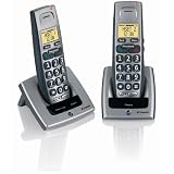 BT Freestyle 710 Twin - Duo Big Button Cordless Phone WITH Caller Display (Shows INCOMING & OUTGOING Call Number - chargeable on some lines)