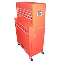 8 DRAWER BIG RED TOOL CHEST AND CABINET COMBINATION.