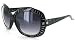 Glyphic 9411 Women's Designer Sunglasses with Unique Stylish Patterned Frames and Large Lenses