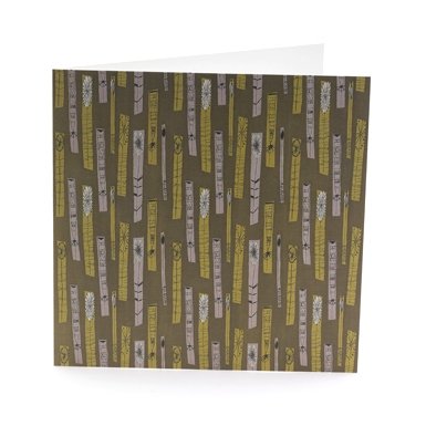Lucienne Day 'Flower Show' Single Greeting Card