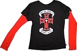 Emily the Strange Take Me Down To Paradise Kitty Black juniors Long Sleeve Shirt