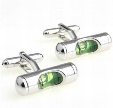 MgMi® Working Green Level Cufflinks Gift Boxed (Green)