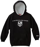 NHL Youth Los Angeles Kings Sportsman Pullover Fleece Hoodie - R58C4Phh (Black, Large)