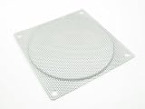 120mm White Steel Mesh Filter / Grill (2 pack)
