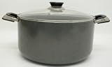 10-qt Nonstick Anodized Heavyweight Aluminum Stockpot with Tempered Gladd Lid Discount