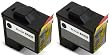2 Pack Remanufactured (Series 1) DELL T0529 Black Ink Cartridges for Dell A920 All-In-One and 720 Printers