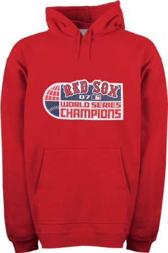 Buy Boston Red Sox 2007 World Series Champions Tek Patch Hooded Sweatshirt