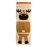 3 Sprouts Organic Hanging Wall Organizer, Moose
