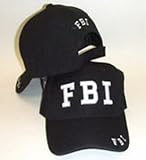 FBI Embroidered Adjustable HAT Black Ball Cap