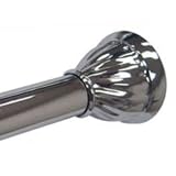 Aquatico Vienna Shower Curtain Rod Onyx