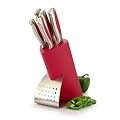 Sunnex 5 Piece Red Knife Block Set