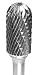 GROBET CARBIDE BUR MADE IN U.S.A. CYLINDER RADIUS END 5/32X5/8X1/4 DOUBLE CUT