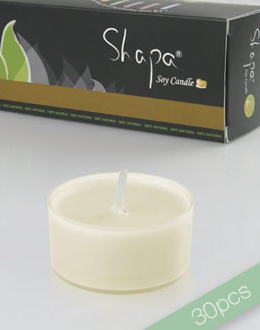 Shapa Soy Tealight Candles, Citronella, 30 count