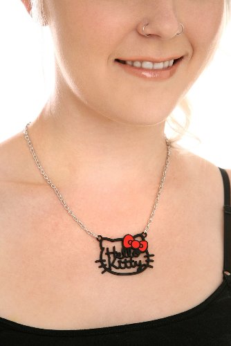 Hello Kitty Name Face Necklace