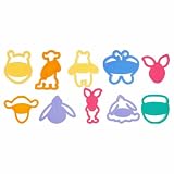 [HSB Value+ Bundle] Disney Winnie the Pooh Cookie Cutters Set of 10 with MF® Chenille® Cleaning Glove