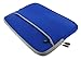 rooCASE Neoprene Netbook Sleeve Case Cover for Dell 11.6-Inch Inspiron M101z Netbook (Invisible Zipper Dual-Pocket - Dark Blue)