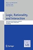 Logic, rationality and interaction : third international workshop, LORI 2011, Guangzhou, China, October 10-13, 2011 : proceedings