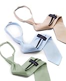 41AcaOYTTGL. SL160  Stylish Plain Zipper Tie with Free Shipping