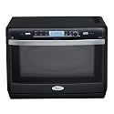 Whirlpool Jet Chef 31 Litre, Drop Down Door Microwave Grill with Crisp and Auto Steam Functions, Black, 1000 W