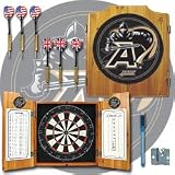 Trademark Global Army Dart Cabinet Darts and Board