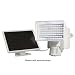 MAXSA Innovations 40225 Solar-Powered Motion-Activated 80 LED Security Floodlight, Off-White