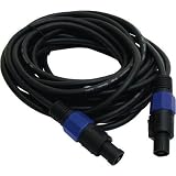 PYLE PPSS30 30ft. 12 Gauge Professional Speaker Cable Speakon to Speakon