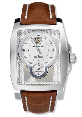 Breitling A2836212-H522-LS Flying B Silver Dial Leather Mens Automatic Watch