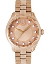 Project D PDB011-W-25 Ladies Rose Gold Bracelet Watch
