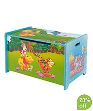 Winnie the Pooh Wooden Toy Box