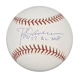 Autographed Rod Carew Baseball with 77 AL MVP Inscription
