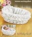 Ashton Drake - So Truly Real  - Baby Doll Plastic Bassinet  11 Long - White