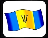 Mouse Pad with Barbados, patriotism, international