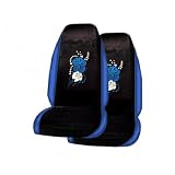 A Set of 2 Universal Fit Hawaiian Seat Covers - Aloha Blue