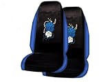 A Set of 2 Universal Fit Hawaiian Seat Covers - Aloha Blue