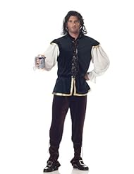 Tavern Man Adult Costume Brown Medium (40-42) California Costumes Adult