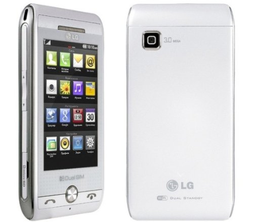 Handy LG GX500 DUOS Dual Sim White Weiß WLAN Touchscreen Ohne Branding Ohne Simlock EU Ware