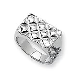 Versil Sterling Silver Men's Ring (Sizes 9-11)