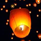 Best Choice Products? (50) White Paper Chinese Lanterns Sky Fly Candle Lamp for Wish Party Wedding