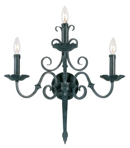 World Imports 5361-99 Auburndale Wall Sconce, Wrought Iron